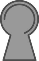 Keyhole Vector Icon Design