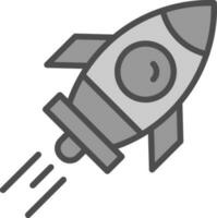 Rocket ship Vector Icon Design