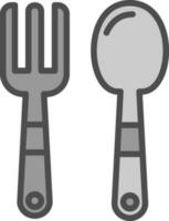 Baby cutlery Vector Icon Design