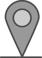 Map pointer Vector Icon Design