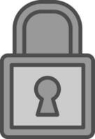 Padlock Vector Icon Design