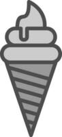 Ice cream Vector Icon Design