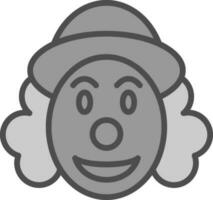 diseño de icono de vector de payaso