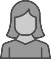 Girl Vector Icon Design