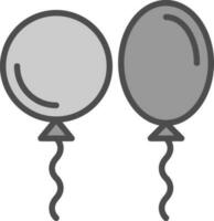 diseño de icono de vector de globo