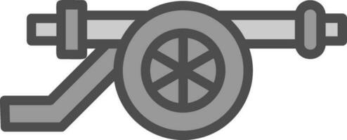 diseño de icono de vector de cañón
