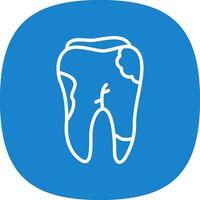 Caries Vector Icon Design