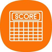 Score Vector Icon Design