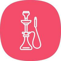 Hookah Vector Icon Design