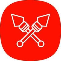 Spear Vector Icon Design