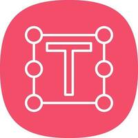 Typography Vector Icon Design