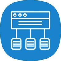 Data flow Vector Icon Design