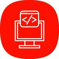 Web programming Vector Icon Design