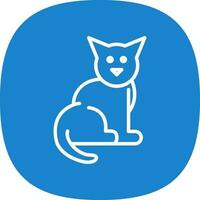 Cat Vector Icon Design