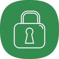 Locked Vector Icon Design