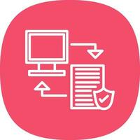 Data transfer Vector Icon Design