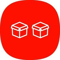 Boxes Vector Icon Design