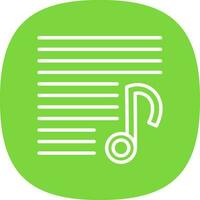 Playlist Vector Icon Design