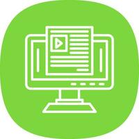 Blogging Vector Icon Design