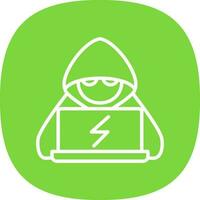 Hacker Vector Icon Design