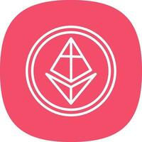 ethereum vector icono diseño