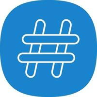Hash tag Vector Icon Design