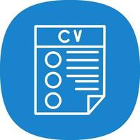 CV Vector Icon Design