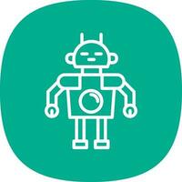 Robot Vector Icon Design