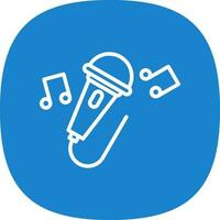 Singing Vector Icon Design