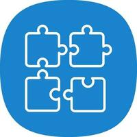 Puzzle Vector Icon Design