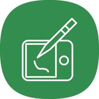 Drawing tablet Vector Icon Design