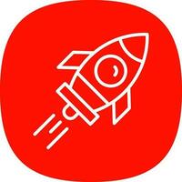 Rocket ship Vector Icon Design