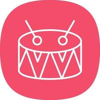 Drum Vector Icon Design