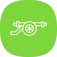 Cannon Vector Icon Design