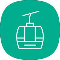 Gondola Vector Icon Design