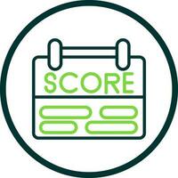 Scoring Vector Icon Design