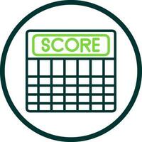 Score Vector Icon Design