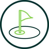 Golf course Vector Icon Design