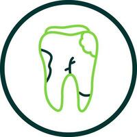 Caries Vector Icon Design