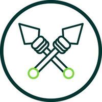 Spear Vector Icon Design