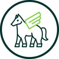 Pegasus Vector Icon Design