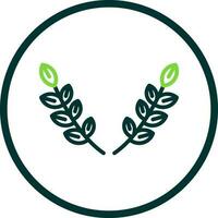 Laurel Vector Icon Design
