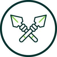 Spear Vector Icon Design