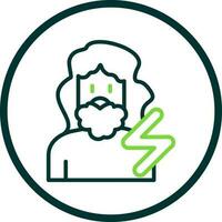 Zeus Vector Icon Design