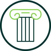 Ancient pillar Vector Icon Design