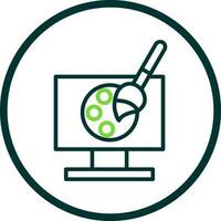 Digital art Vector Icon Design