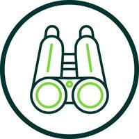 Binoculars Vector Icon Design