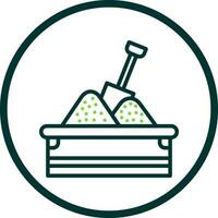 Sandbox Vector Icon Design