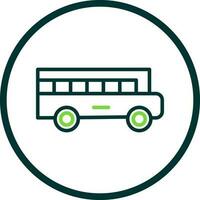 School bus Vector Icon Design