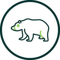 diseño de icono de vector de oso